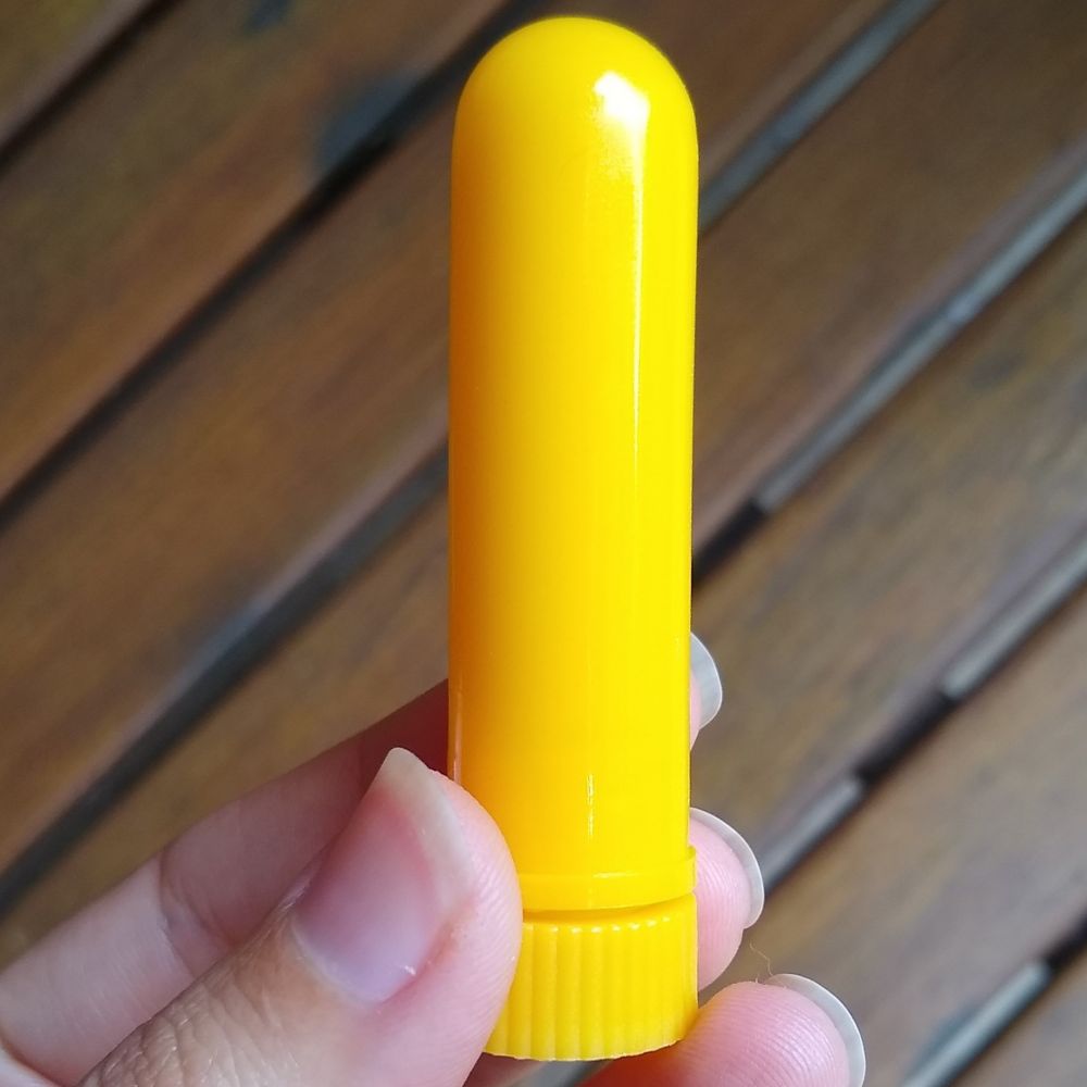 Inalador Pessoal Amarelo