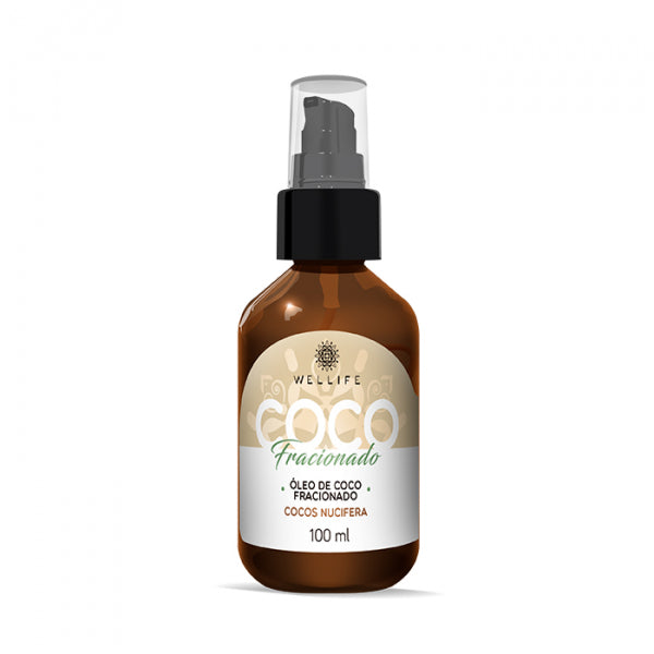 Óleo Carreador de Coco Fracionado 100ml - Wellife