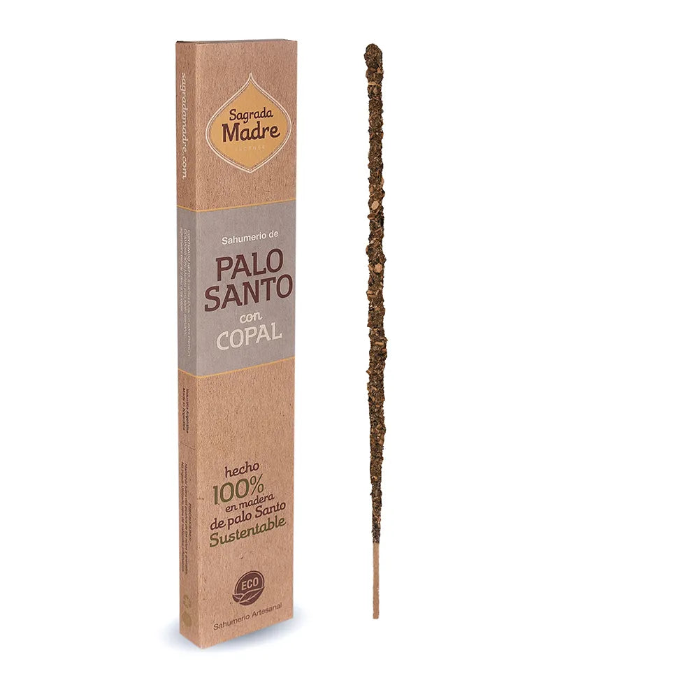 Incenso Natural Palo Santo com Copal - Sagrada Madre