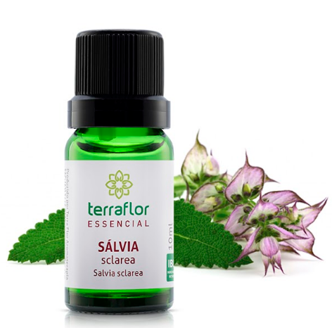 Óleo Essencial de Sálvia Esclareia GT França 10ml – Empresa Terra Flor