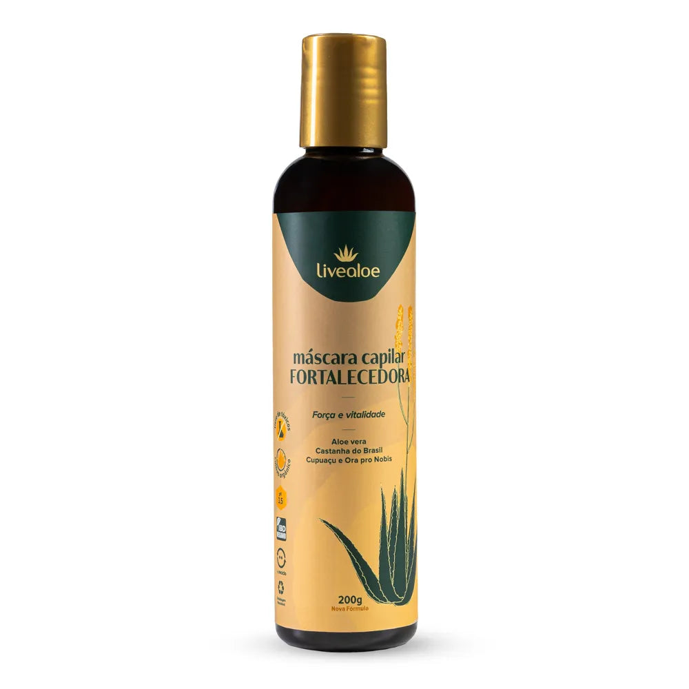 Máscara Capilar Fortalecedora 200ml - Livealoe