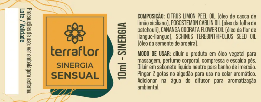 Sinergia Sensual 10ml – Empresa Terra Flor