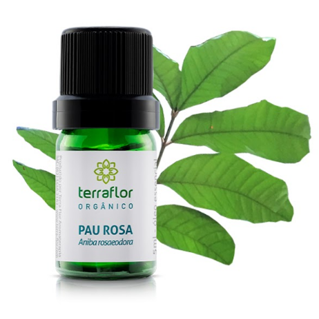 Óleo Essencial de Pau Rosa Orgânico 5ml – Empresa Terra Flor