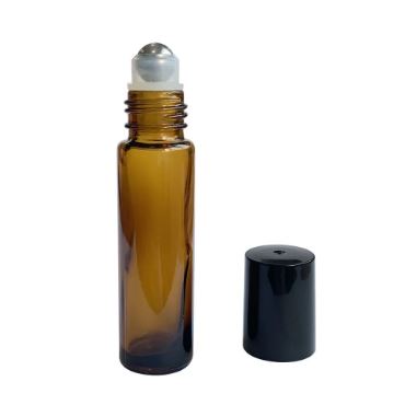 Frasco Roll On 10ml (Grosso) - Tampa preta