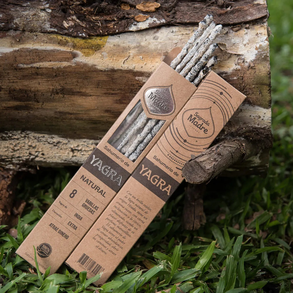 Incenso Natural Yagra 8 Varetas - Sagrada Madre