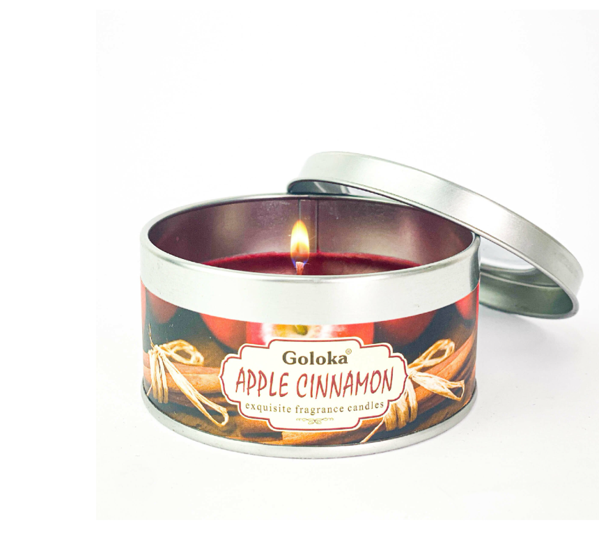 Vela Aromática Maçã com Canela - Goloka
