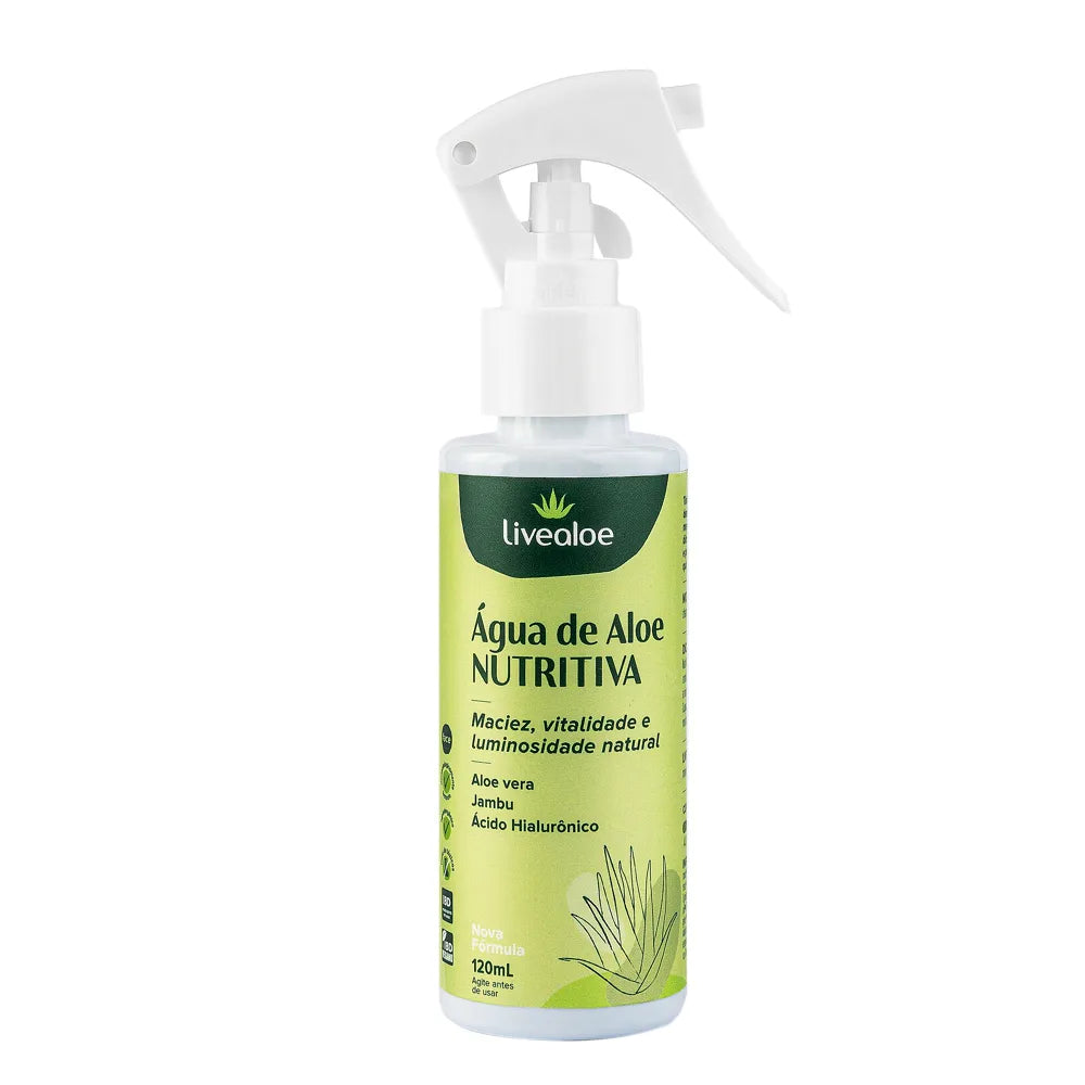 Água de Aloe Nutritiva 120ml - Livealoe