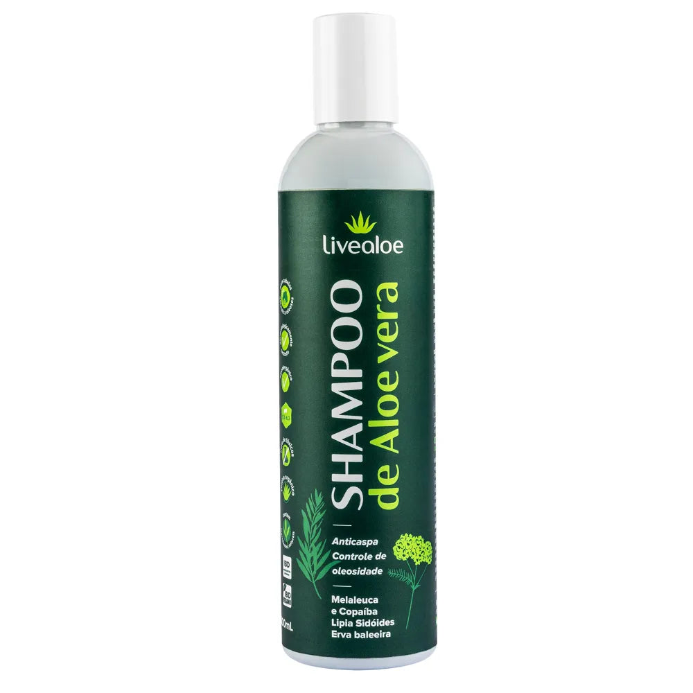 Shampoo de Aloe Vera 300ml - Livealoe