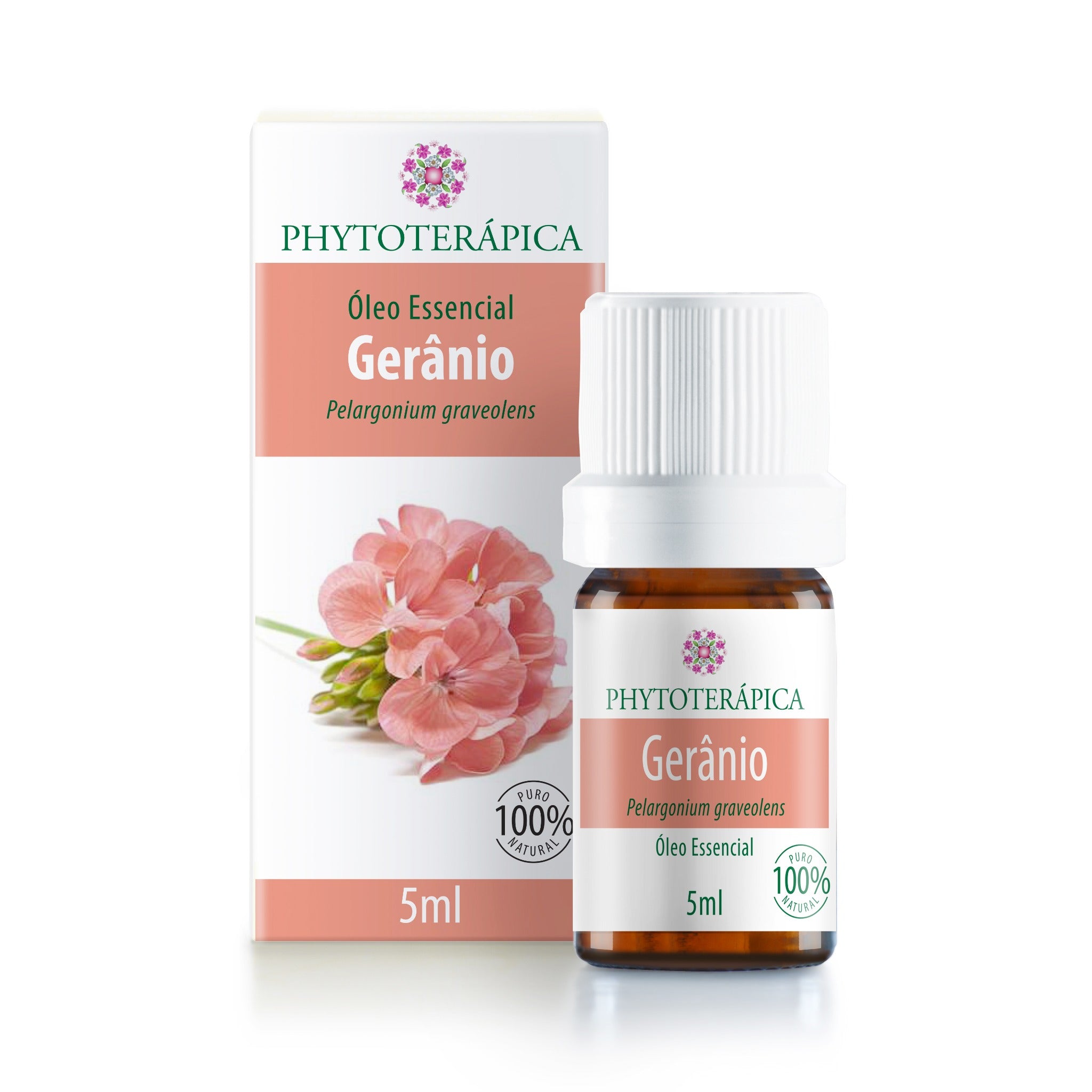 Óleo Essencial de Gerânio 5ml – Empresa Phytoterápica