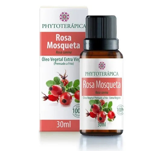 Óleo Carreador de Rosa Mosqueta Extravirgem 30ml - Phytoterápica