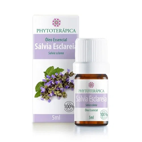 Óleo Essencial de Sálvia Esclareia 5ml – Empresa Phytoterápica