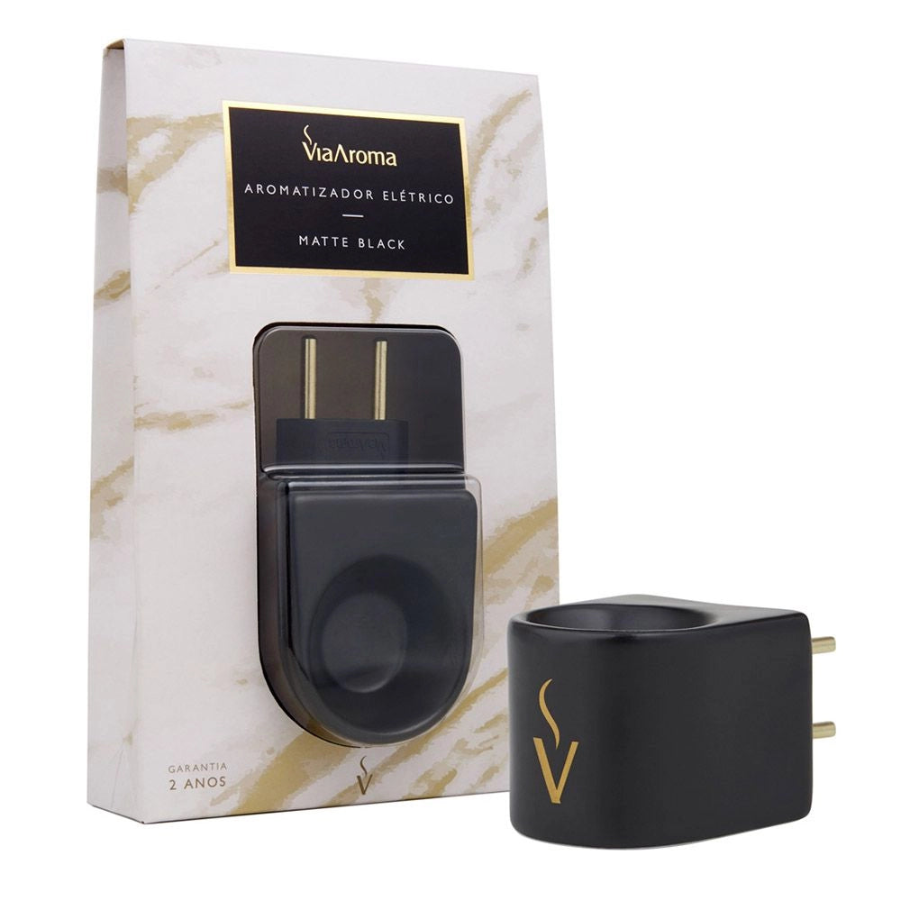 Difusor Porcelana Matte Black – Via Aroma