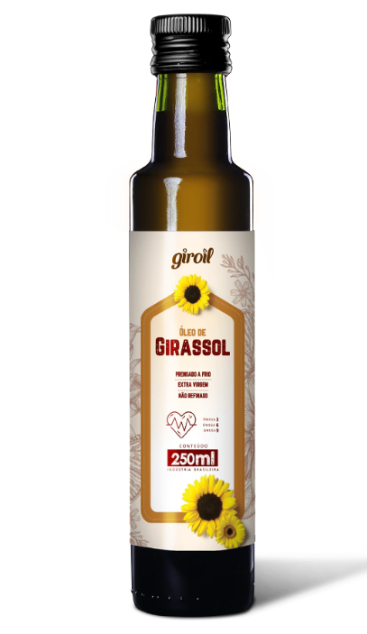Óleo Carreador de Girassol Extravirgem 250ml - Giroil